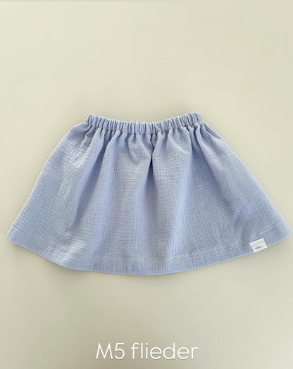 Kinder Musselin Rock Einschulung Schuloutfit