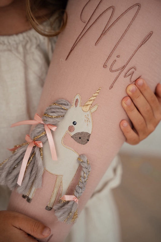 Schultüte - Einhorn- mit Schulkind 2026