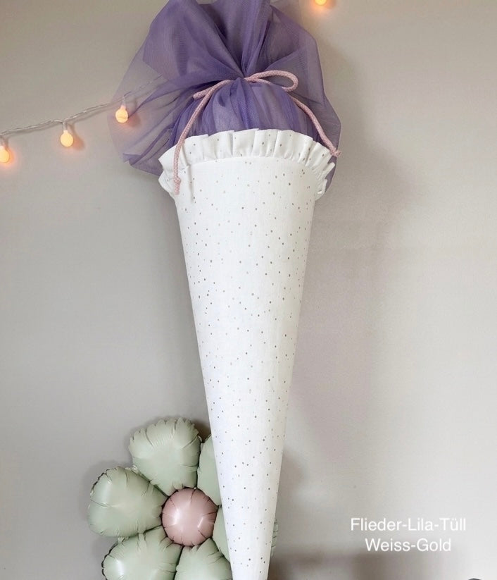 Schultüte - Mädchen mit Ballon- mit Schulkind 2026