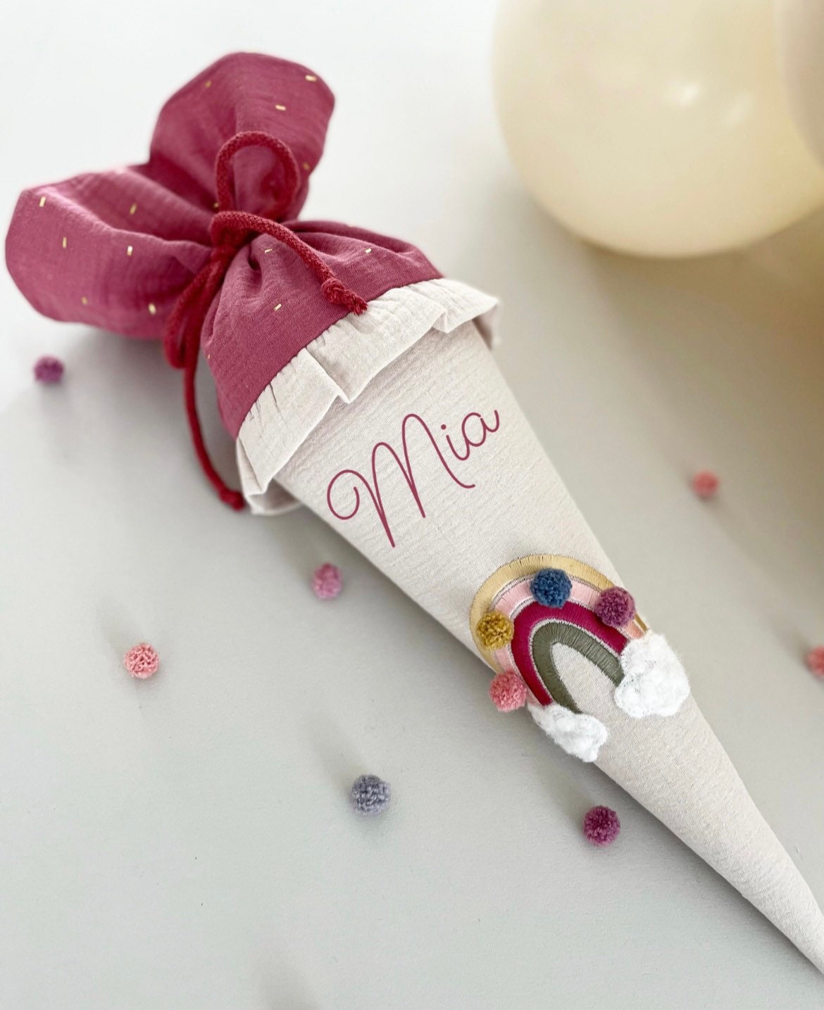 Kindergartentüte -Regenbogen -